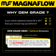Load image into Gallery viewer, MagnaFlow Conv Direct Fit OEM 16-17 Mazda Miata MX-5 L4 2.0L Underbody