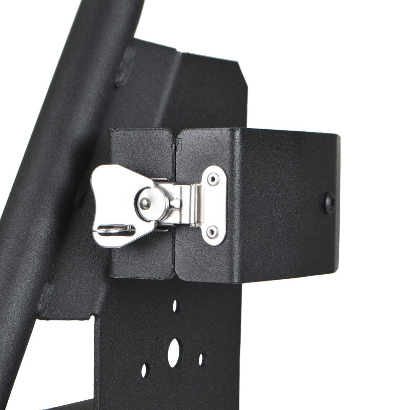 Go Rhino Jeep Wrangler JL/JLU/JT Front Fender Jack Mount for Hi-Lift Jack - Tex. Blk