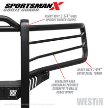 Load image into Gallery viewer, Westin 19+ Ram 1500 Sportsman X Grille Guard - Textured Black (Excluding Classic &amp; Rebel)