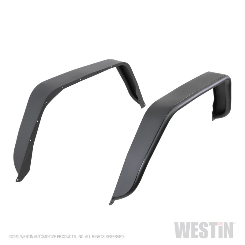 Westin Jeep Gladiator Tube Fenders - Rear - Textured Black