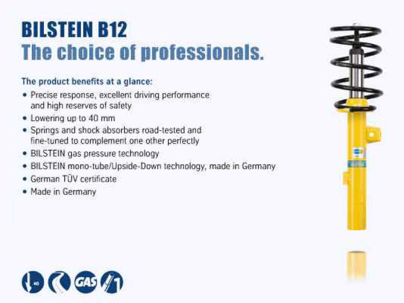 Bilstein B12 (Pro-Kit) Dodge Charger V6/V8 2.7L/3.5L/5.7L Front & Rear Suspension Kit
