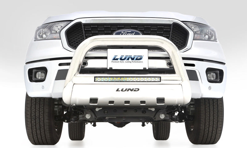 Lund Chevy Silverado 2500 Bull Bar w/Light & Wiring - Polished