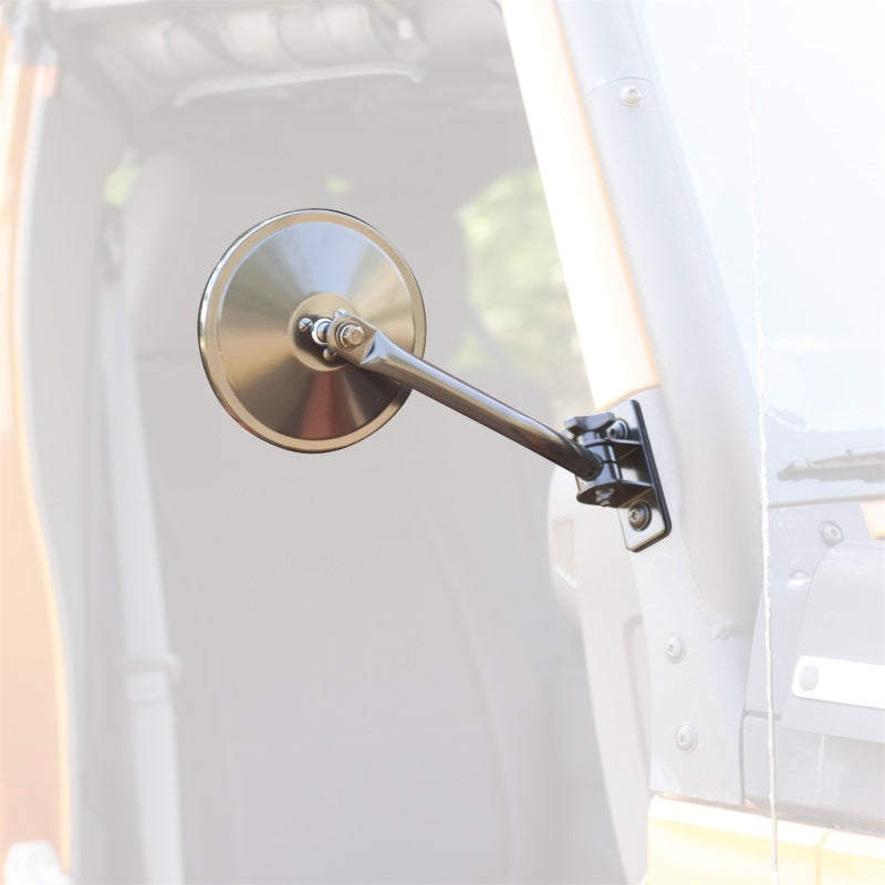 Rugged Ridge Jeep Wrangler TJ/JK Black Quick Release Mirror Kit