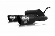 Load image into Gallery viewer, Gibson 12-17 Jeep Wrangler Sport 3.6L 2.5in Patriot Skull Series Cat-Back Dual Exhaust - Blk Ceramic