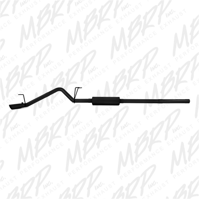 MBRP Dodge Ram 1500 5.7L Cat-Back Single Side AL - Black