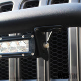 Westin 07+ Jeep Wrangler JK / 18-22 Jeep Wrangler JL WJ2 LED Brackets - Tex. Blk