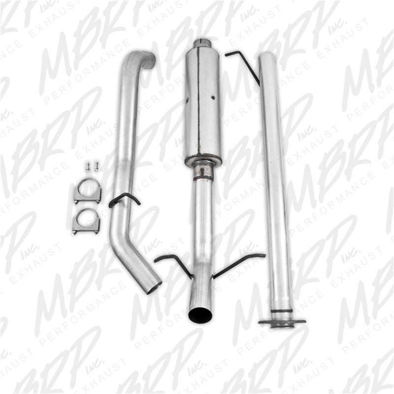 MBRP Chevrolet/GMC 1500 CC EC 6ft6in bed 4.8/5.3L 3in Cat Back Single Side AL P Series Exhaust