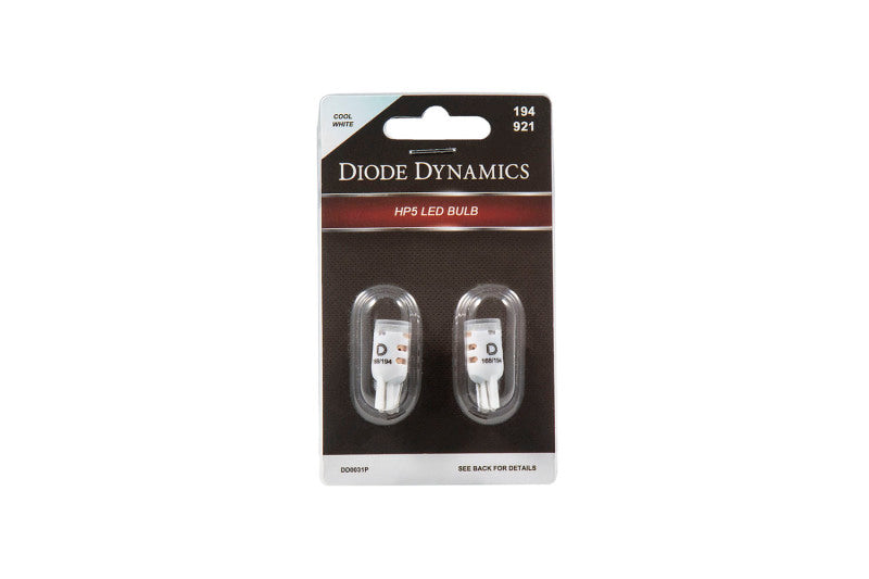 Diode Dynamics 194 LED Bulb HP5 LED - Cool - White Short (Single)