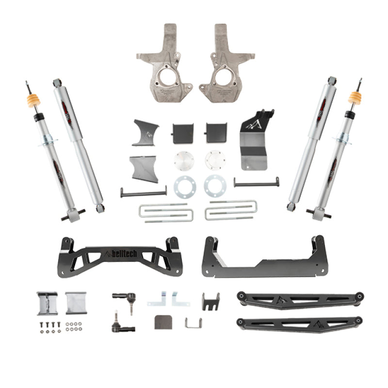 Belltech Chevrolet Silverado / GMC Sierra 1500 4WD 7-9in Suspension Lift Kit w/ Shocks