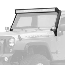 Load image into Gallery viewer, Go Rhino Jeep Wrangler JK WLF Windshield Light Mount Frame - 50in Light Bar