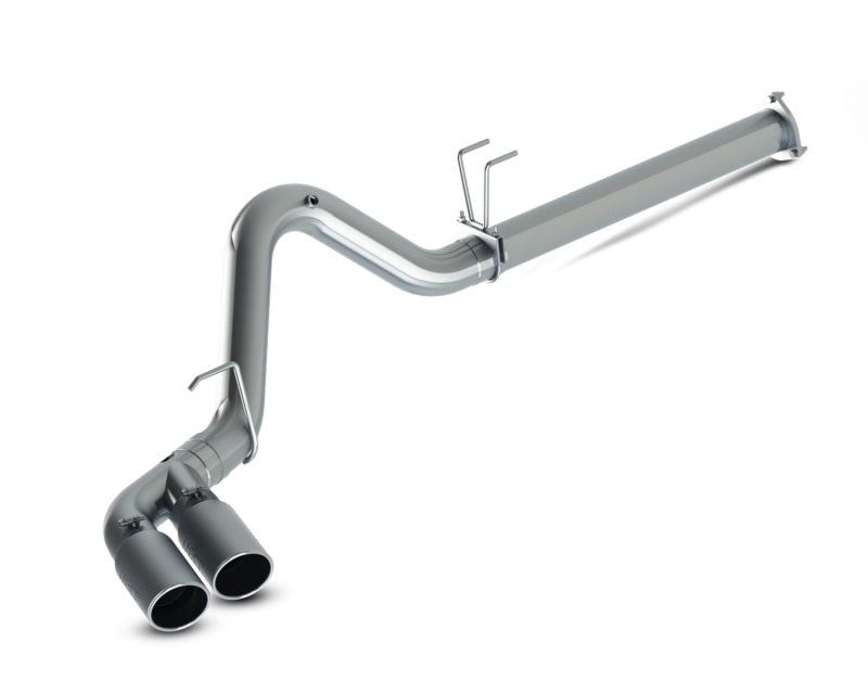 MBRP Ford F250/350/450 6.7L 4in Filter Back Dual Single Side Exit 5in Tips T409 Exhaust