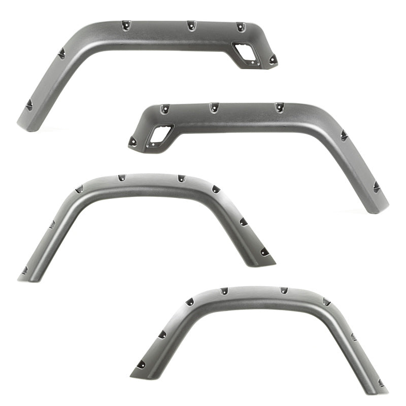 Rugged Ridge 4-Piece Fender Flare Kit Jeep Wrangler