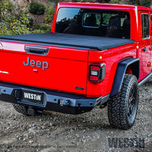 Load image into Gallery viewer, Westin Jeep Gladiator Tube Fenders - Rear - Textured Black