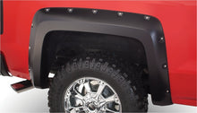 Load image into Gallery viewer, Bushwacker 14-18 Chevy Silverado 1500 Fleetside Pocket Style Flares 2pc 69.3in Bed - Black