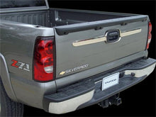 Load image into Gallery viewer, Detailed image of the Putco tailgate accents installed on a Chevy Silverado