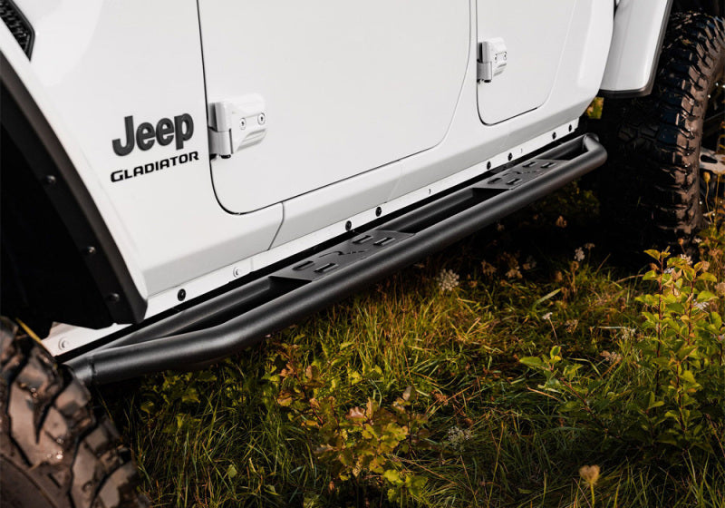 Rampage Jeep Gladiator SRS Sidebar Rock Crawler Steps - Black