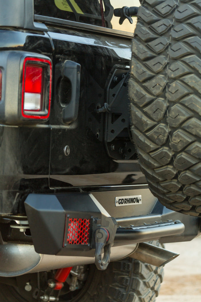 Go Rhino Jeep Wrangler JL/JLU Rockline Spare Tire Relocation