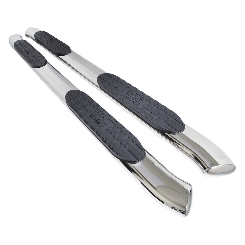 Westin 2005+ Toyota Tacoma Double Cab PRO TRAXX 5 Oval Nerf Step Bars - SS