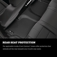 Load image into Gallery viewer, Husky Liners 10-18 Dodge Ram 1500 Quad Cab X-Act Contour Front &amp; Second Seat Floor Liners - Black