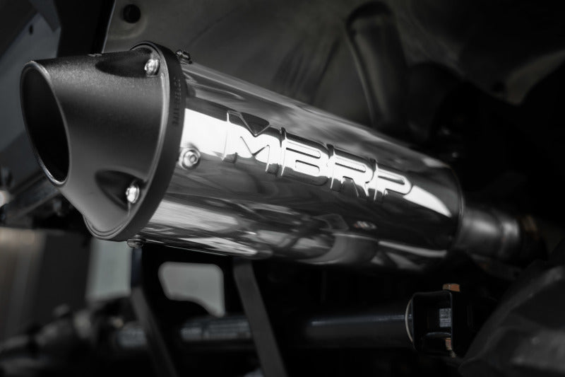 MBRP Polaris Hawkeye 325/Sportsman ETX 5in Single Slip-On Performance Series Exhaust
