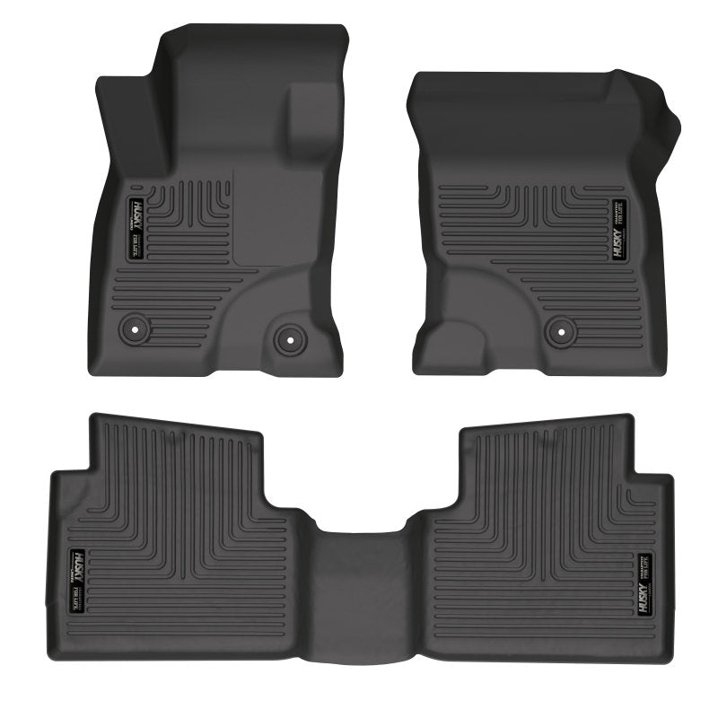 Husky Liners 2022 Ford Escape Hybrid Black Front & 2nd Seat Floor Liners