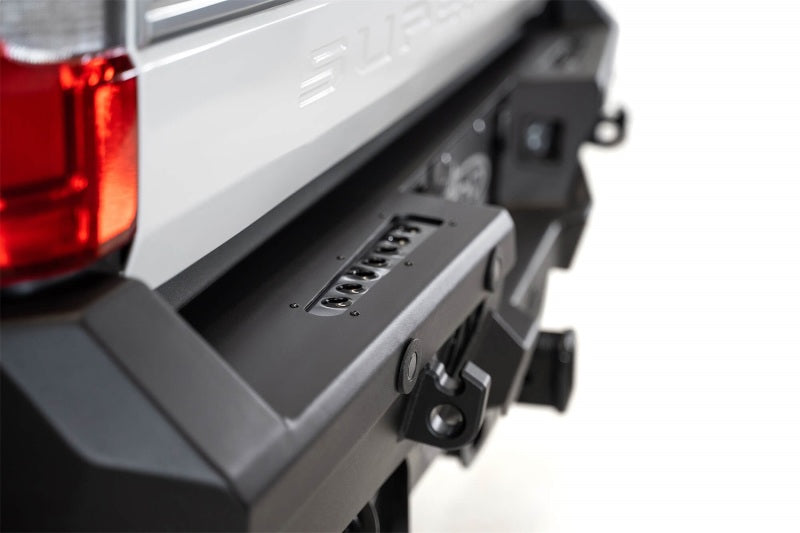 Addictive Desert Designs 17+ Ford Super Duty Bomber HD Rear Bumper w/ Mounts For Cube Lights