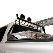 Load image into Gallery viewer, Westin Chevrolet/Ford/GMC/Toyota Silverado/Sierra 1500/2500/3500 HD Headache Rack - Black
