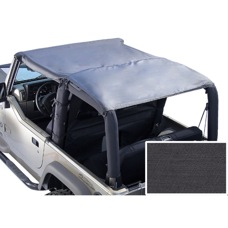 Rugged Ridge Roll Bar Top Black Denim Jeep CJ7Jeep Wrangler YJ
