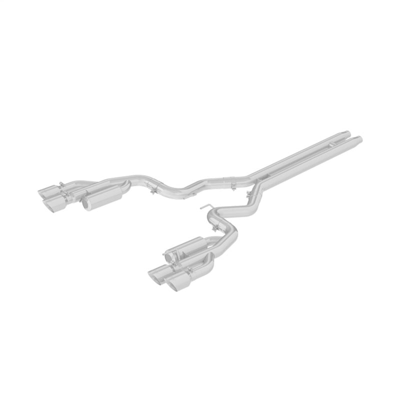 MBRP Ford Mustang GT 5.0 3in Cat Back Quad Tip Race Version - T304