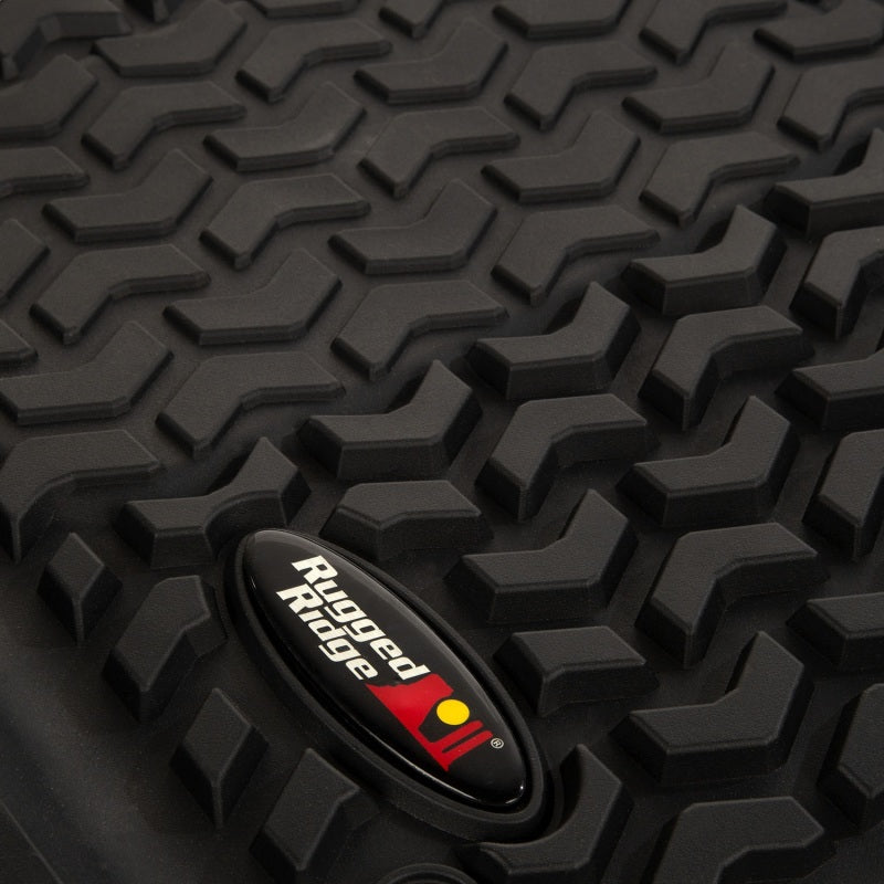Rugged Ridge Floor Liner Kit Black F/R Jeep Wrangler JL 2Dr