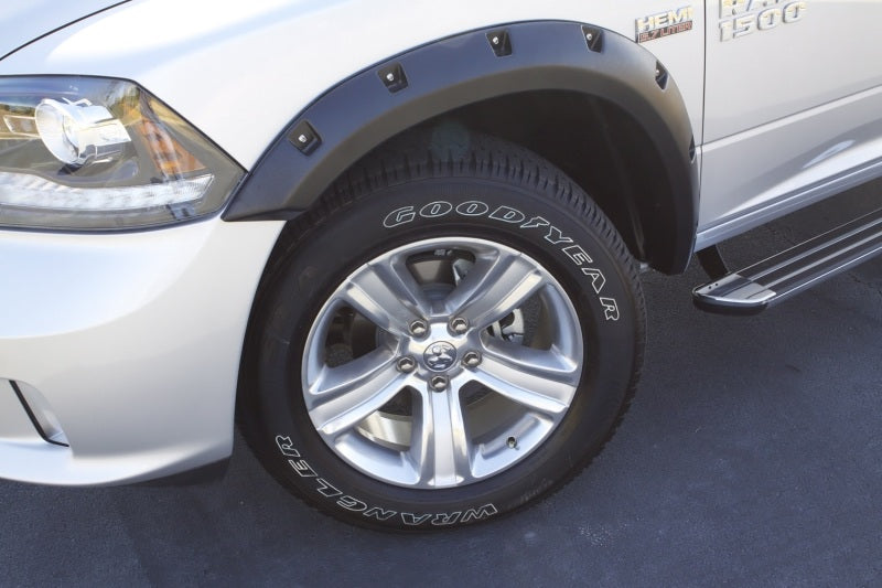 Lund Dodge Ram 1500 RX-Rivet Style Smooth Elite Series Fender Flares - Black (4 Pc.)
