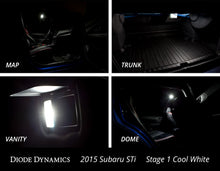 Load image into Gallery viewer, Diode Dynamics 15-19 Subaru WRX Interior Light Kit Stage 2 - Blue