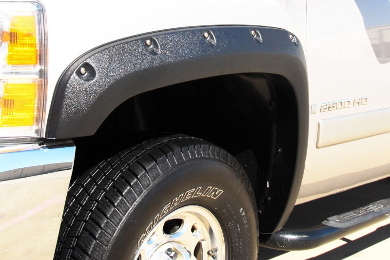 Lund Chevy Silverado 1500 RX-Rivet Textured Elite Series Fender Flares - Black (4 Pc.)