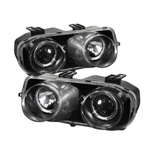 Load image into Gallery viewer, Spyder Acura Integra 94-97 Projector Headlights LED Halo -Black High H1 Low 9006 PRO-YD-AI94-HL-BK