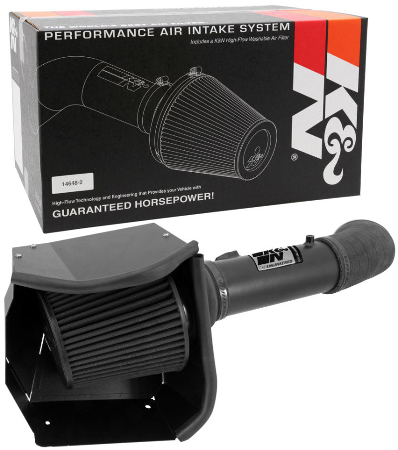 K&N Ford F250/F350/F450/F550 Super Duty 6.7L V8 DSL Black Performance Intake Kit