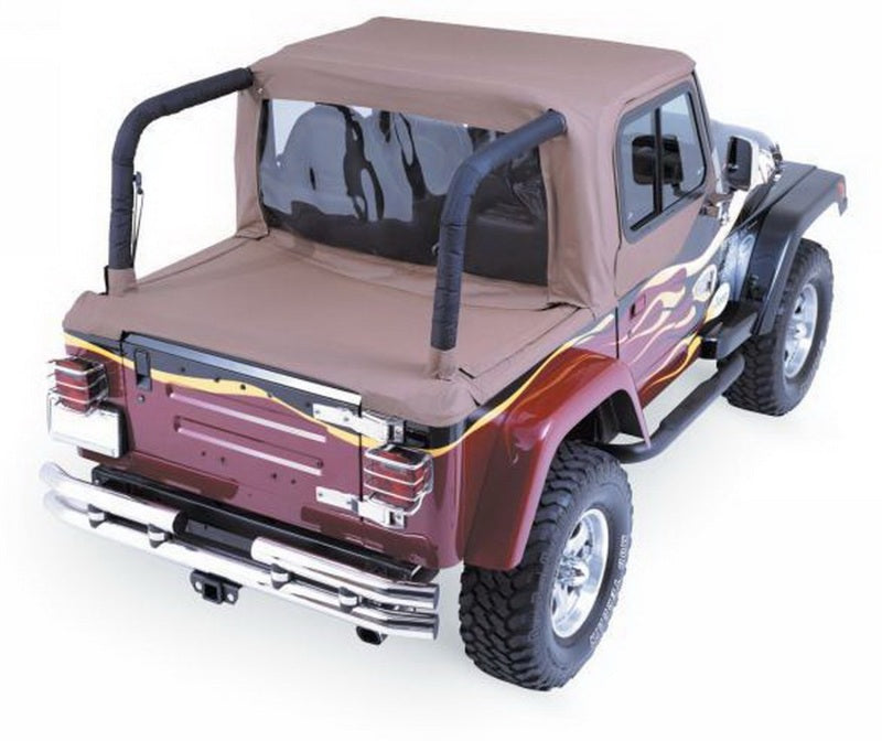 Rampage Jeep Wrangler(TJ) Cab Soft Top And Tonneau Cover - Spice Denim