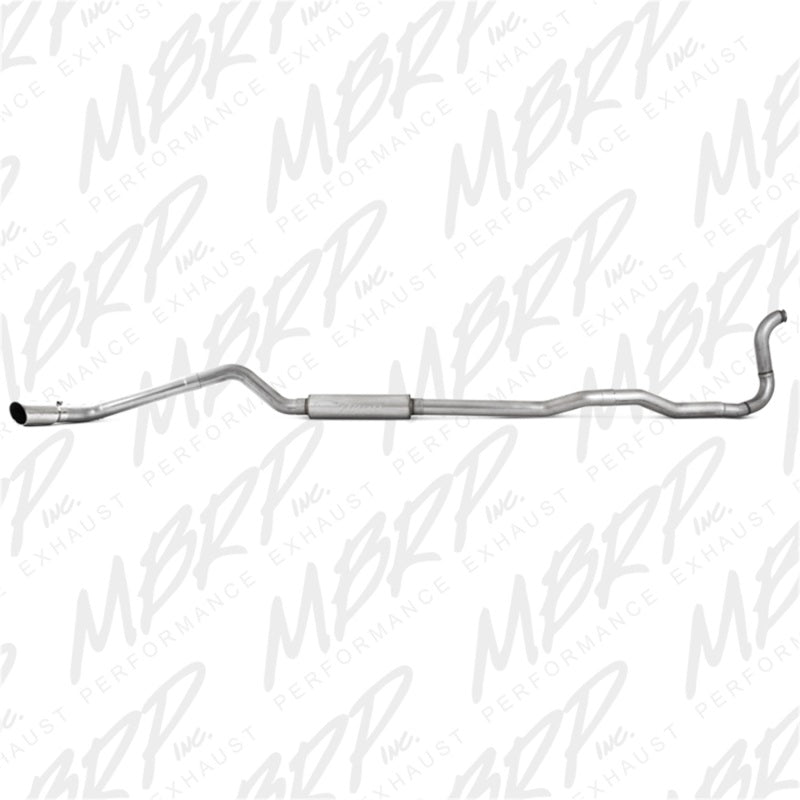 MBRP Dodge 2500/3500 Cummins 4WD ONLY Turbo Back Single Side Exit Alum Exhaust System