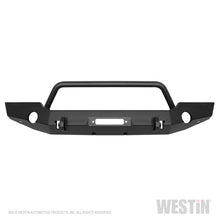 Load image into Gallery viewer, Westin 18+ Jeep Wrangler JL WJ2 Full Width Front Bumper w/Bull Bar Textured Black