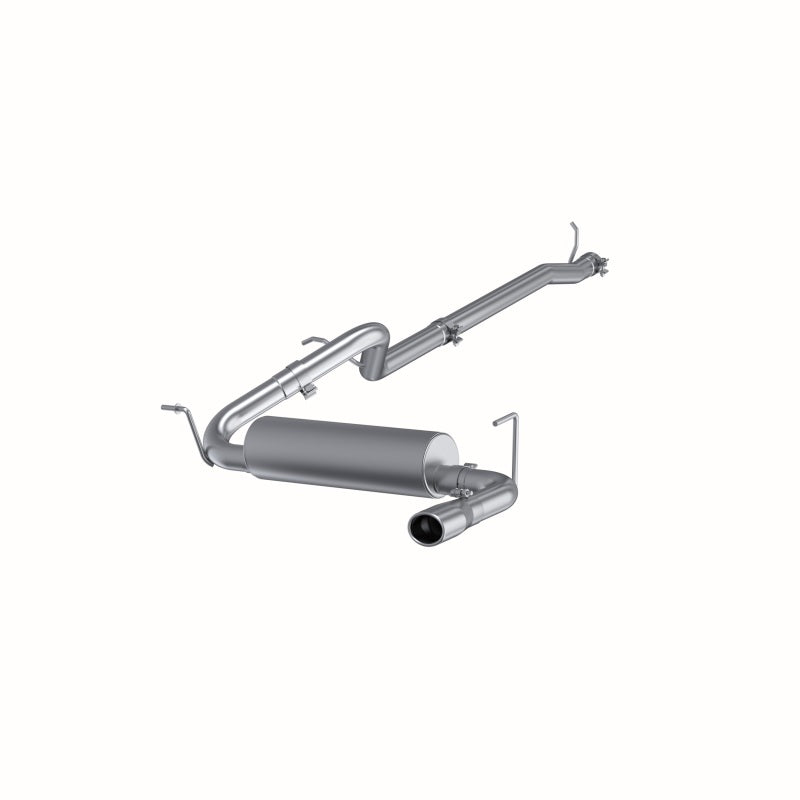 MBRP Jeep Wrangler/Rubicon 3.6L Cat Back Single Rear Exit Alum Exhuast