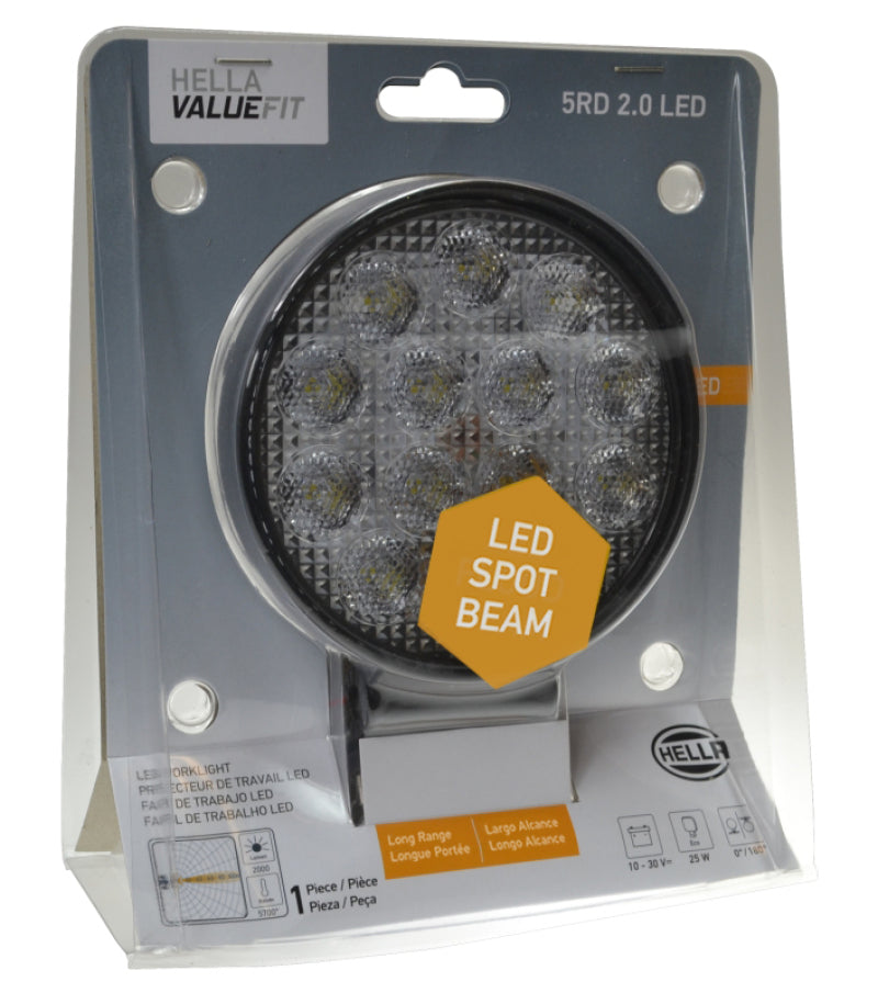 Hella ValueFit Work Light 5RD 2.0 LED MV LR LT