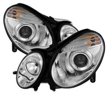 Load image into Gallery viewer, Spyder Mercedes Benz E-Class 03-06 Projector Headlights Xenon/HID Model- Chrm PRO-YD-MBW21103-HID-C