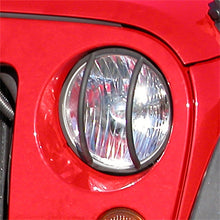 Load image into Gallery viewer, Rugged Ridge Jeep Wrangler JK Black Headlight Euro Guards