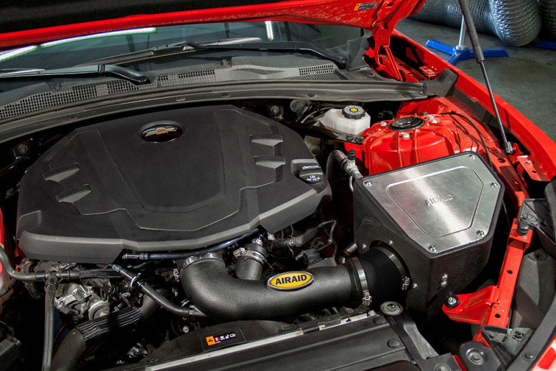 Airaid 2016+ Chevrolet Camaro V6-3.6L F/I Intake System w/ Tube (Oiled / Red Media)