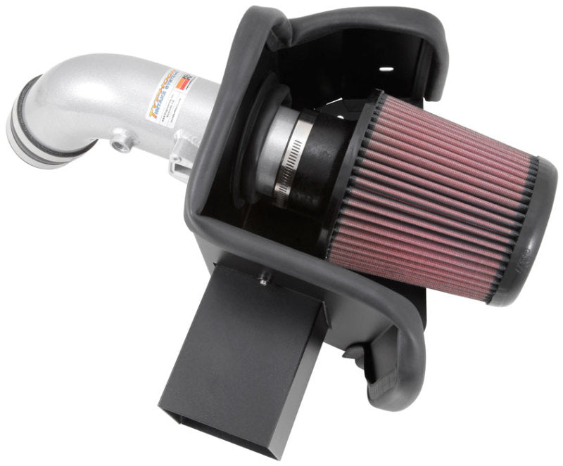 K&N 69 Series Typhoon Performance Intake Kit - Silver for Nissan Altima 2.5L L4