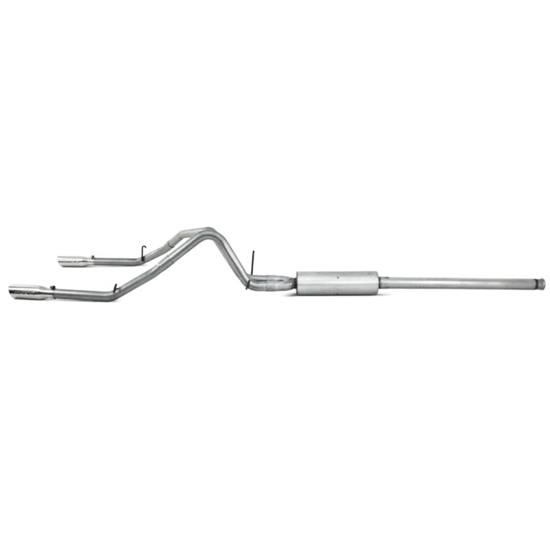 MBRP  Chevrolet/GMC 1500 4.8/5.3L EC/CC (excluding 8 bed) Cat Back Dual Split Rear