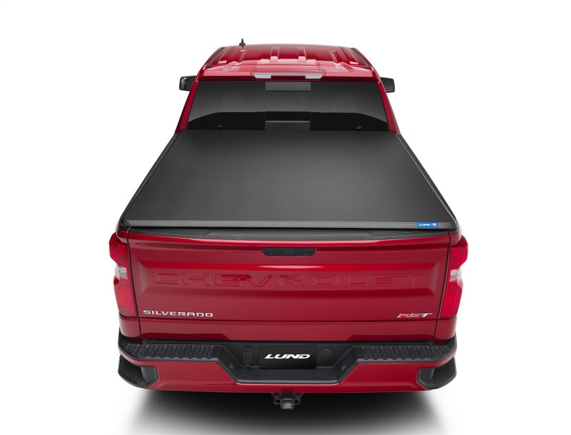 Lund Chevy Silverado 1500 (8ft. Bed) Genesis Tri-Fold Tonneau Cover - Black