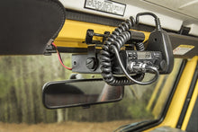 Load image into Gallery viewer, Jeep Wrangler TJ equipped with the Rugged Ridge CB radio mount, showcasing the product in use