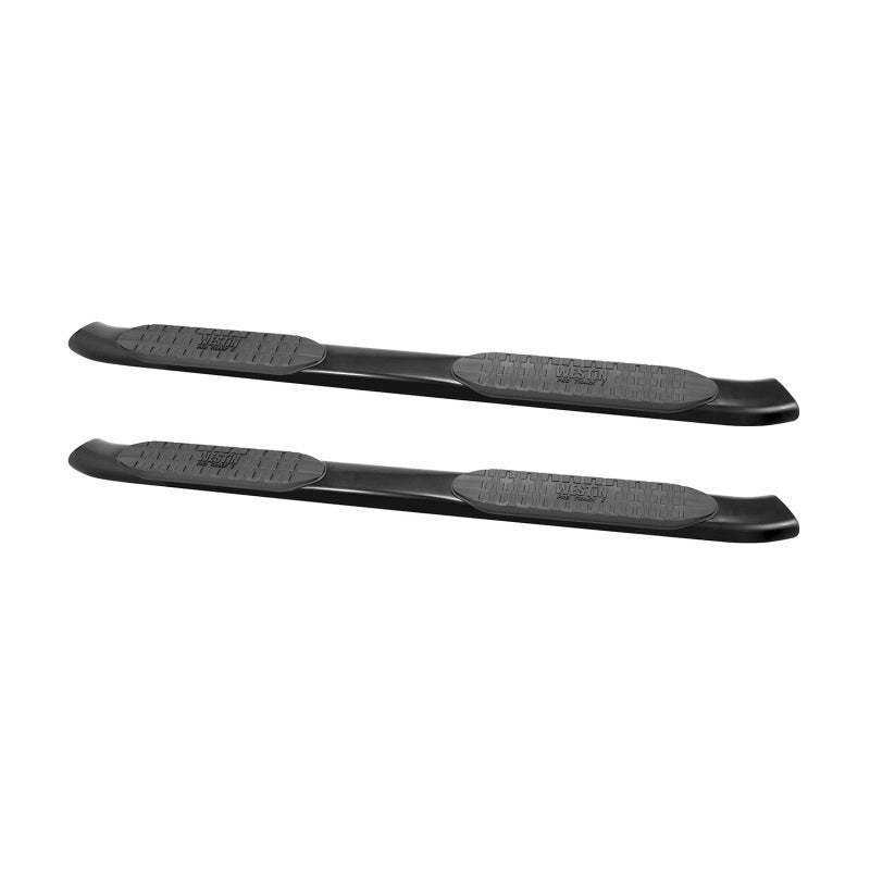 Westin 2005+ Toyota Tacoma Double Cab PRO TRAXX 5 Oval Nerf Step Bars - Black
