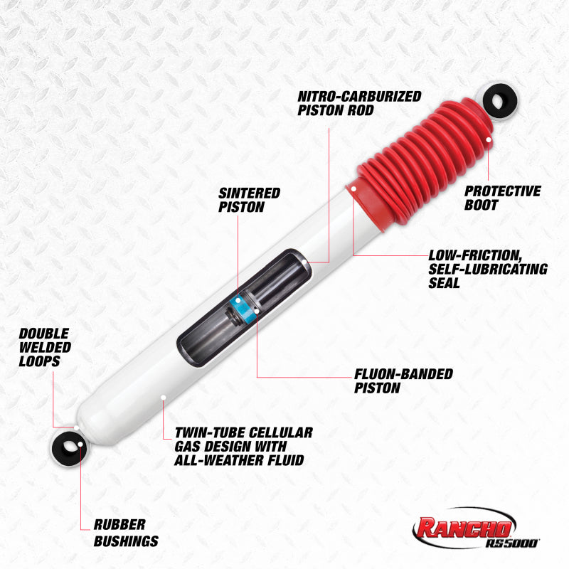 Rancho Ram 2500 Front RS5000 Steering Stabilizer