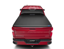 Load image into Gallery viewer, Lund Chevy Silverado 3500 Fleetside (6.6ft. Bed) Hard Fold Tonneau Cover - Black